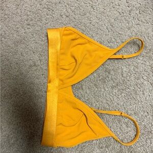 Vibrant Yellow Triangle Bralette